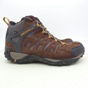 Merrell Crosslander 2 Mid J035717 Men's 11.5 Hiking Boots Brown Waterproof Boots